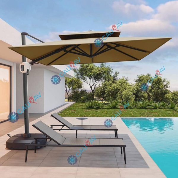 Side Pole Square Umbrella