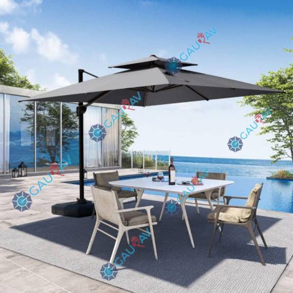 Side Pole Square Umbrella