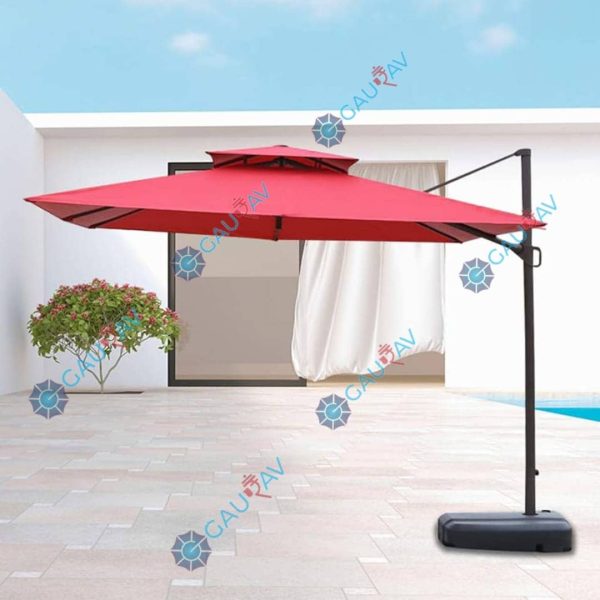 Side Pole Square Umbrella