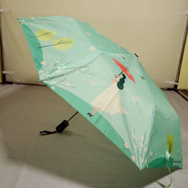 DESIGNER UMBRELLAS 3 FOLD ( WONDERFUL DAY )
